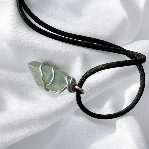 5 For $25💫Sea Mist Quartz Pendant Necklace - Picture 4 of 5